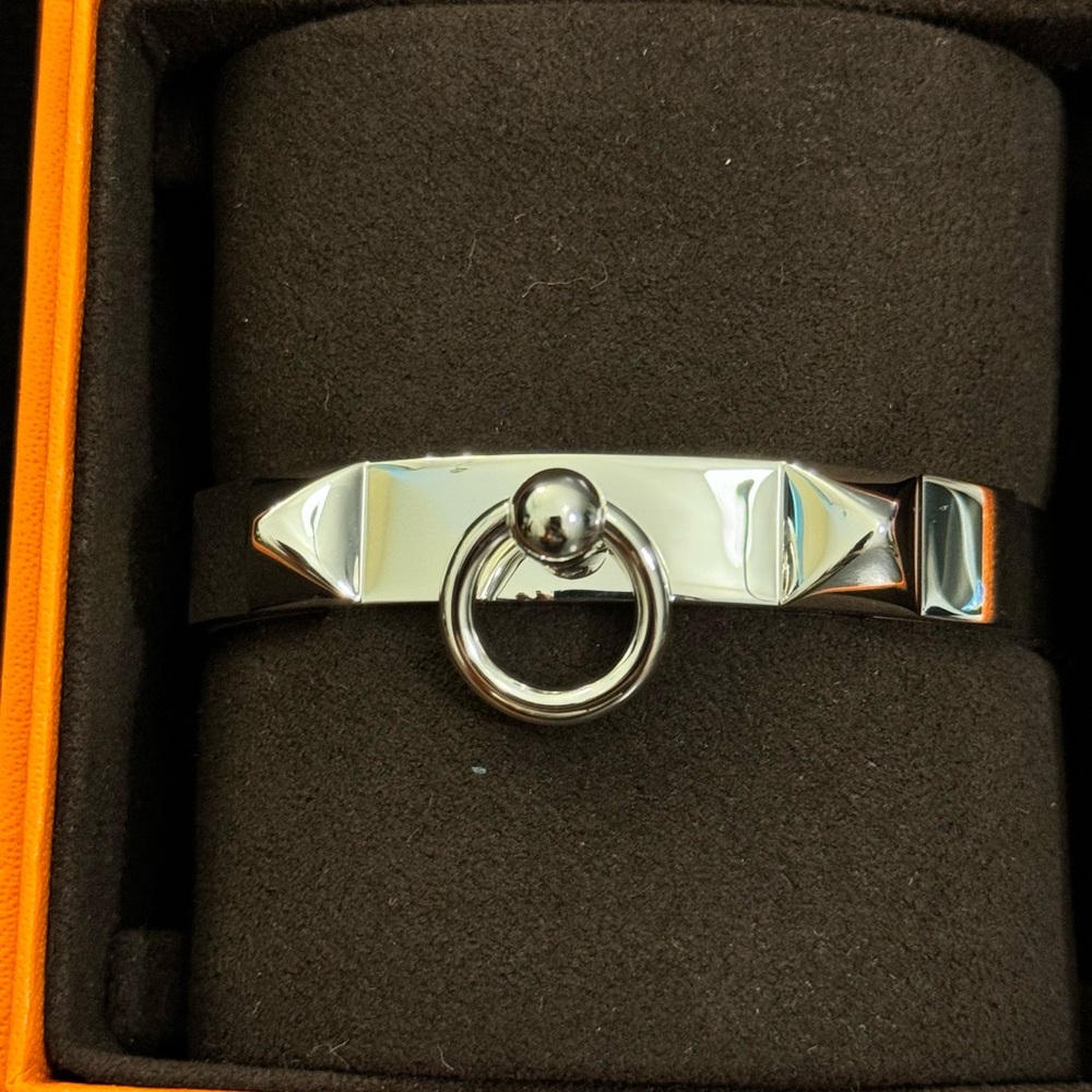 Hermès Silver Collier de Chien Bracelet small model - Picture 5 of 6